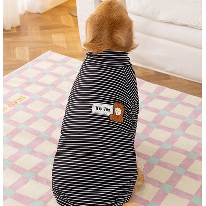 Autumn And Winter Big Dog Clothing, Golden Retriever Border Collie Quick Warm Two-legged Thin Fleece, Medium And Large Dog Base Shirt, Pet Clothing