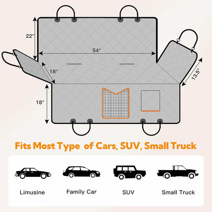 Waterproof Dog Cover for Back seat