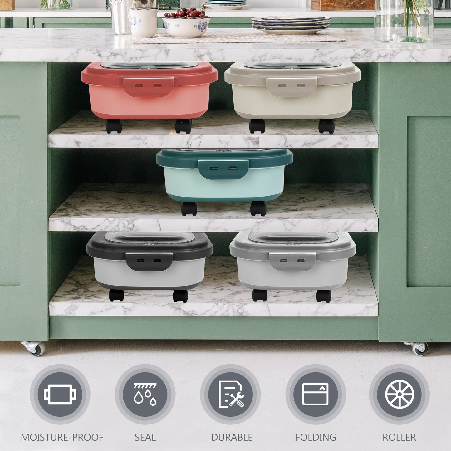 Best 20 Lb Pet Food Containers with Wheels and Lids