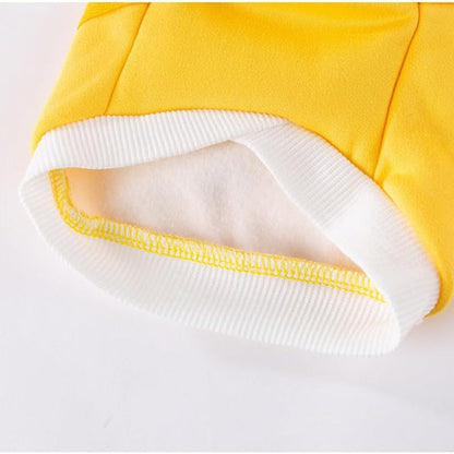 Pet Dog Hoodie Cartoon  Lightweight Coat For Small Dogs Fashionable Pet Outfit