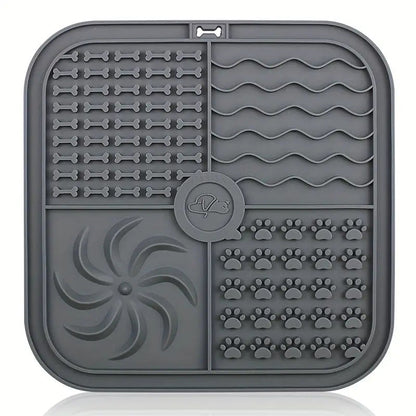 Bottom Suction Cup Non-slip Silicone Pet Slow Food Mat
