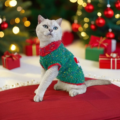 Christmas Pet Sweater AutumnWinter Warmth-Enhancing
