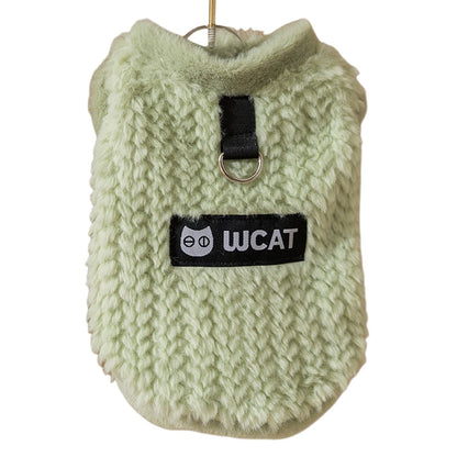 Autumn And Winter Dog Clothing, Two-legged Sleeveless Warm Fleece, Small And Medium-sized Dog Bichon, West Highland Cat Pet Clothing