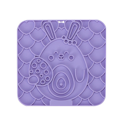 Pet Licking Mat Slow Food Tableware Bowl Suction Cup Anti-choke
