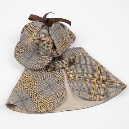 Detective Outfit Cute Personality Cloak Pet Dog Clothes