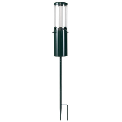 10 LBS Large Capacity Squirrel Proof Bird Feeder with Pole Mount and Baffle