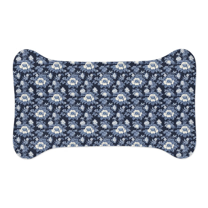 Midnight Blue Garden in Bloom - Pet Feeding Mat Pet Ze