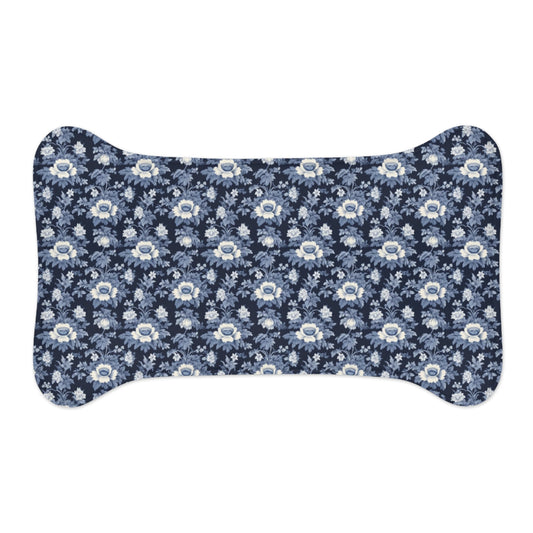 Midnight Blue Garden in Bloom - Pet Feeding Mat Pet Ze