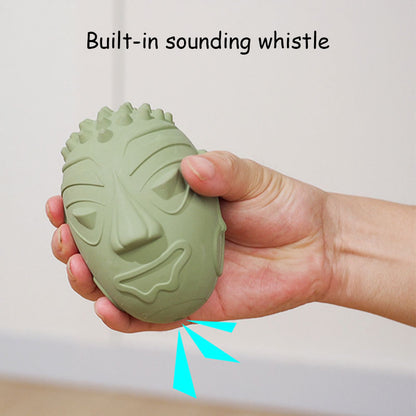 Rubber Retro Mask Voice Dog Toy