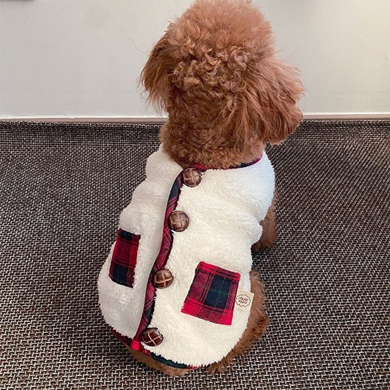 For Autumn And Winter, Puppies, Two-legged Vests, Small And Medium-sized Dogs, Fleece Jackets, Cat Coats, Scarves, Pet Clothes