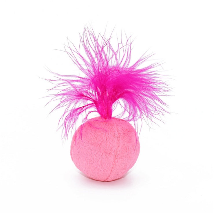 Vocal catnip cat claw toy ball