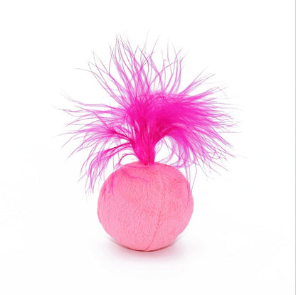 Vocal catnip cat claw toy ball