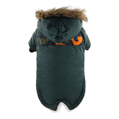 Dog Clothes Winter Thickened Warmth Cotton Pet Dogs Coat Jacket
