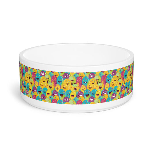 Giggle Crowd of Rainbow Blob Critters - Pet Bowl