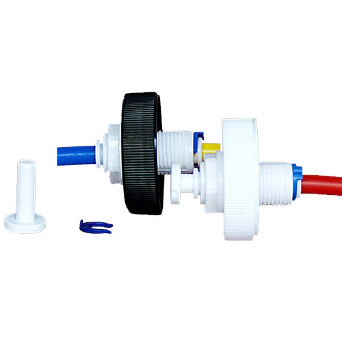 ME Coral Bulkhead Lids for Gallon Jugs (Pair)