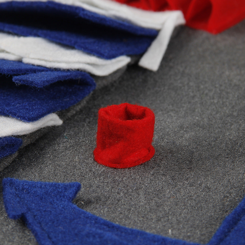 Anti-choking and stress relief iron anchor training blanket