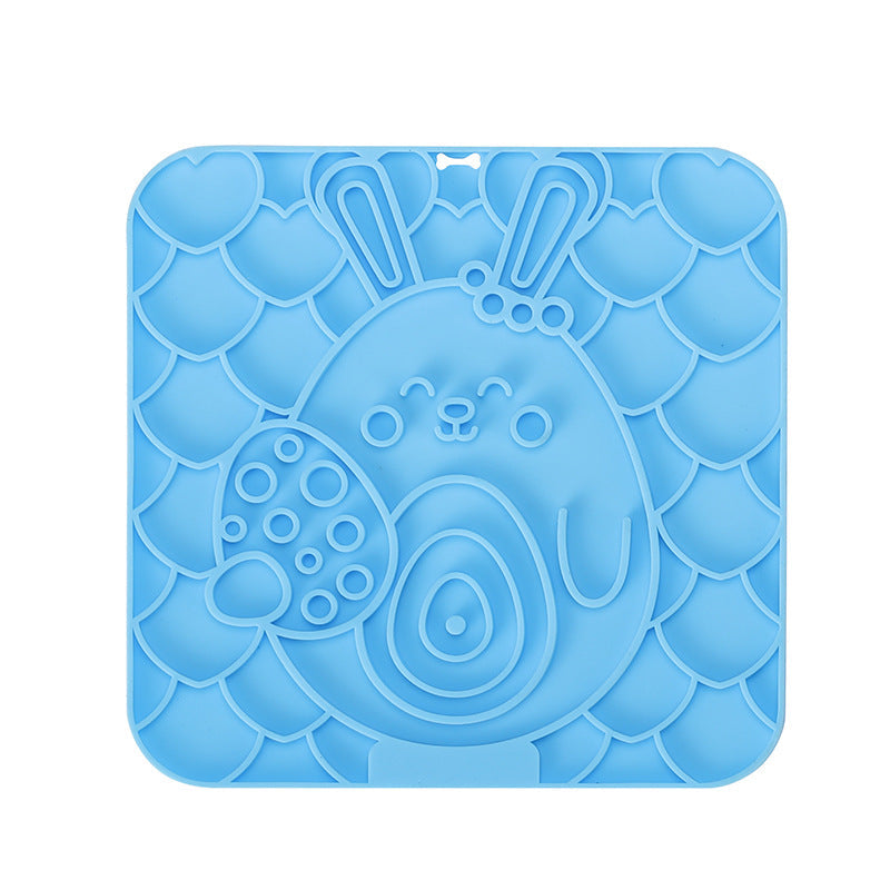 Pet Licking Mat Slow Food Tableware Bowl Suction Cup Anti-choke