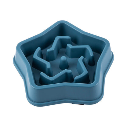 Rough Plastic Pet At The Bottom To Avoid Choking Slow Feeding Bowl