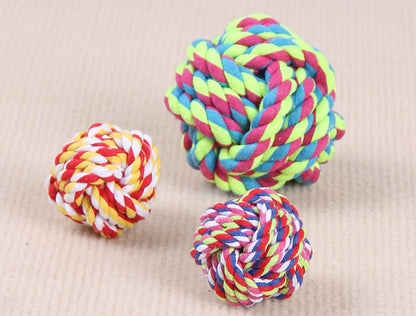 Toy Knot Molar Teeth Resistant Teeth Clean Teeth Knitting Ball Teddy Golden Retriever