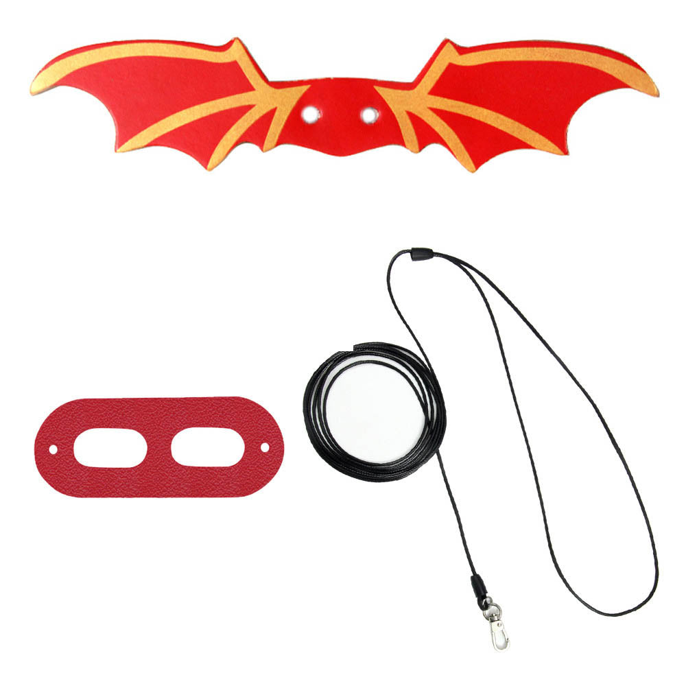 Adjustable Lizard Harness & Leash Set with Wings