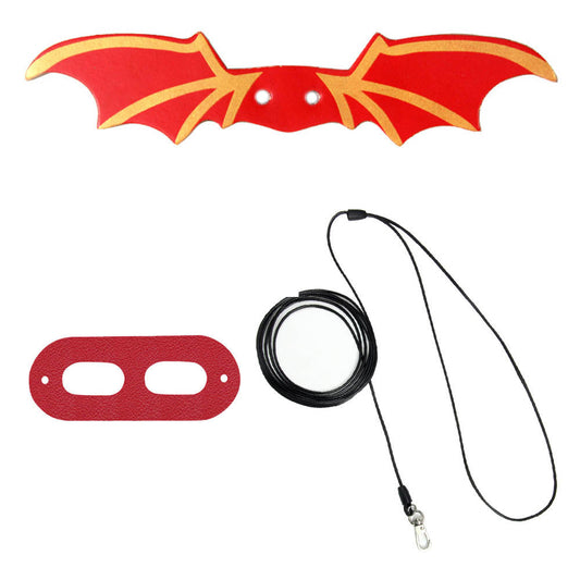 Adjustable Lizard Harness & Leash Set with Wings