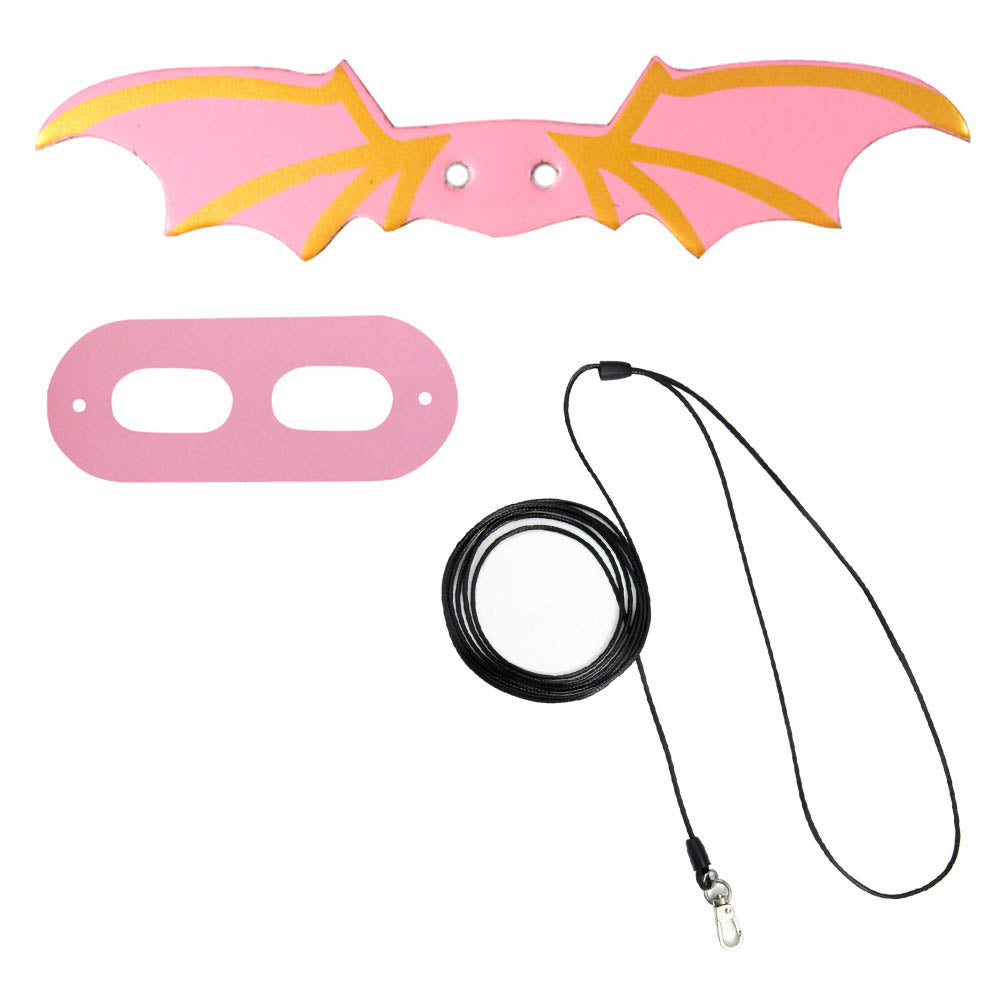 Adjustable Lizard Harness & Leash Set with Wings