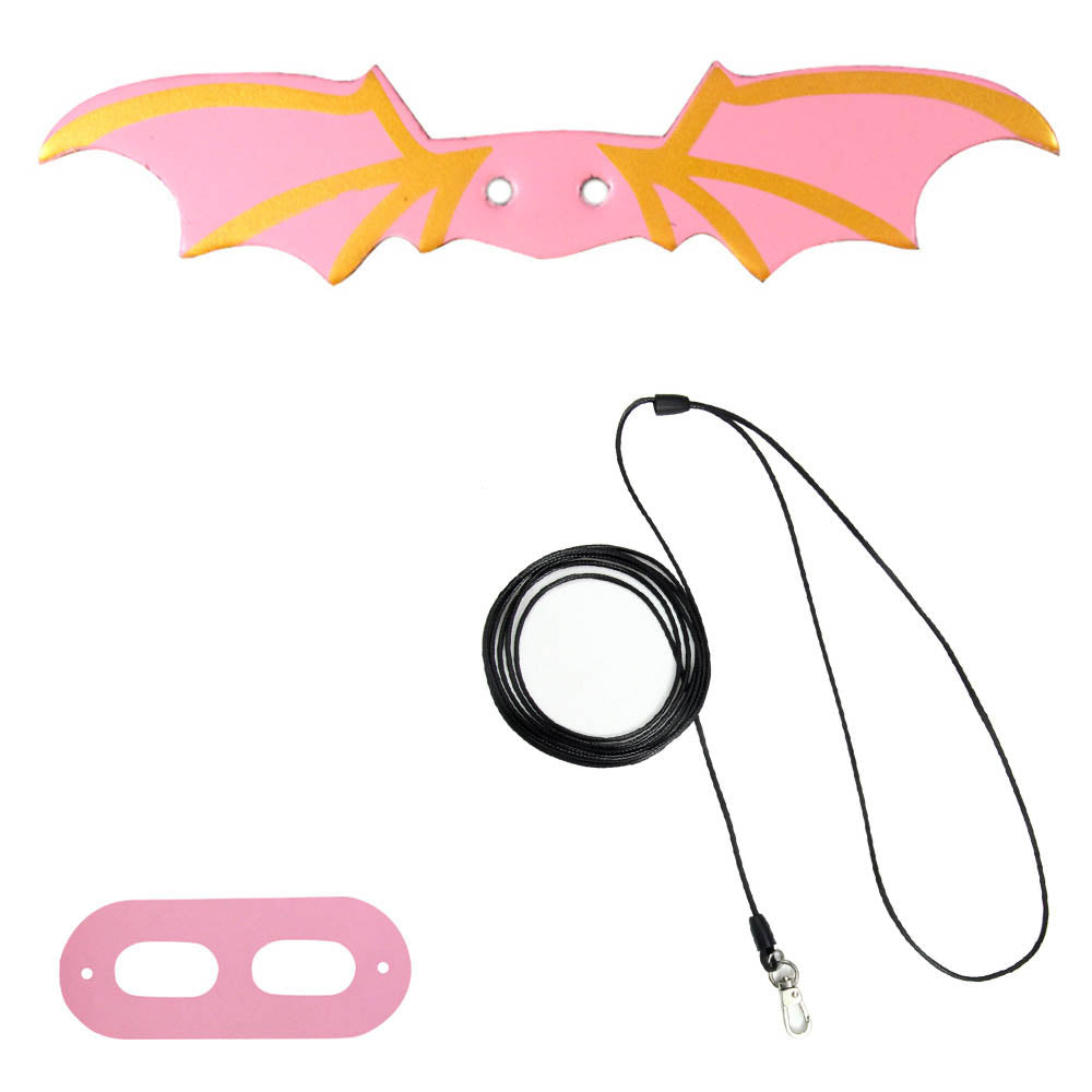 Adjustable Lizard Harness & Leash Set with Wings