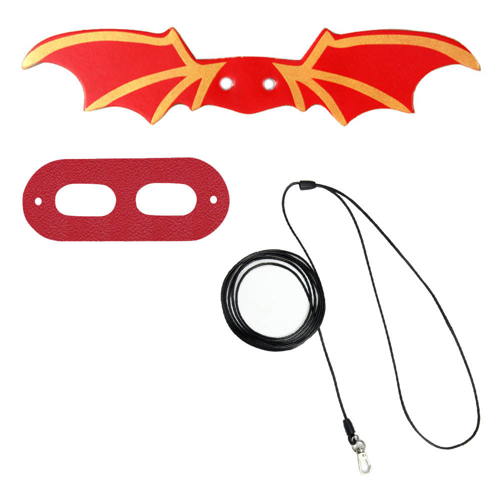 Adjustable Lizard Harness & Leash Set with Wings