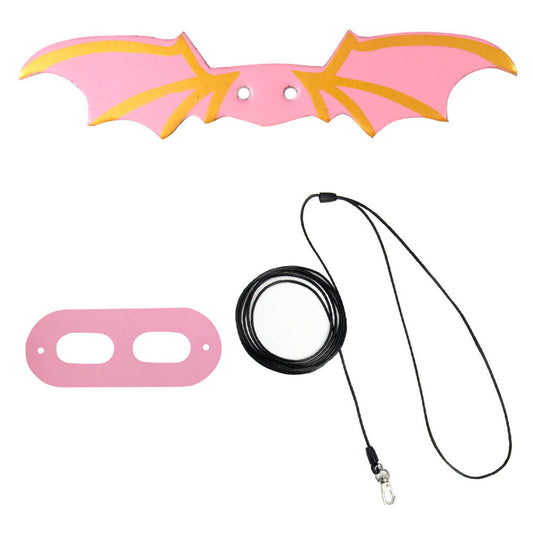 Adjustable Lizard Harness & Leash Set with Wings