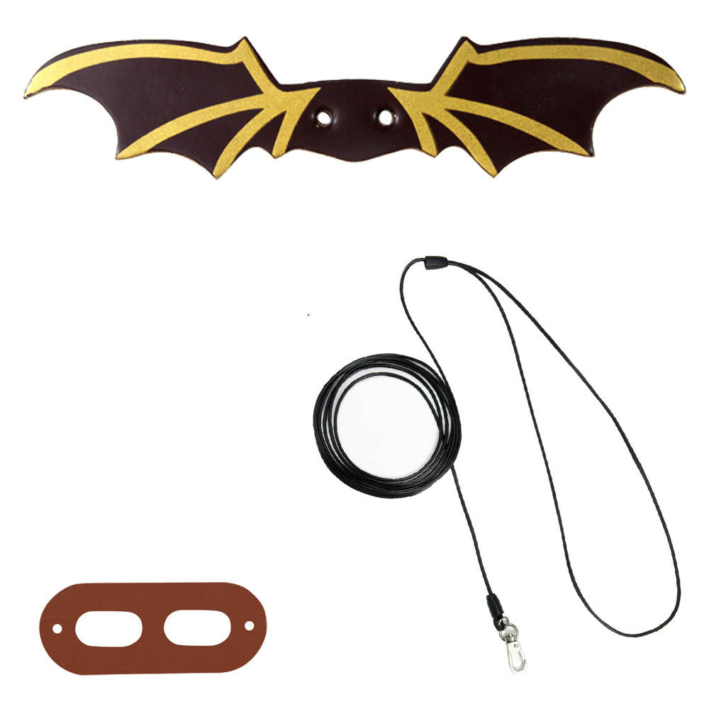 Adjustable Lizard Harness & Leash Set with Wings