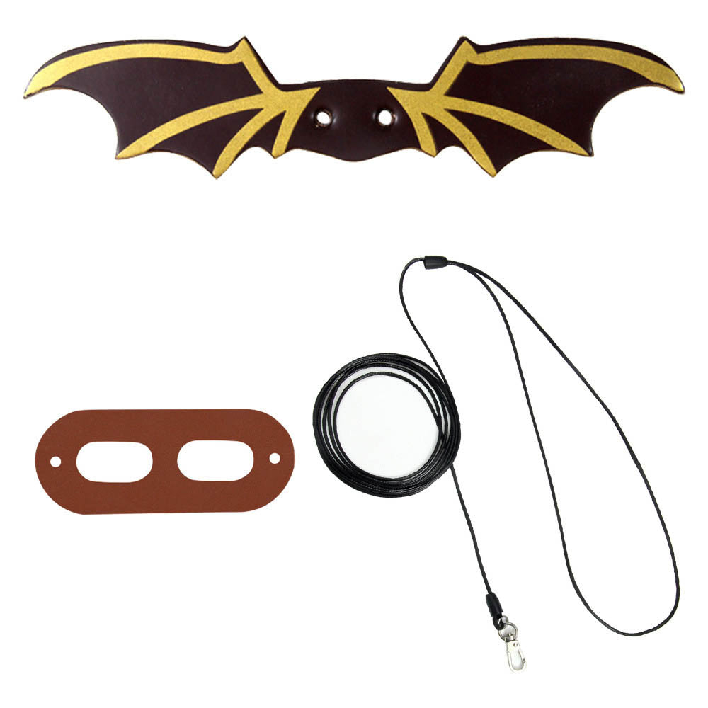 Adjustable Lizard Harness & Leash Set with Wings