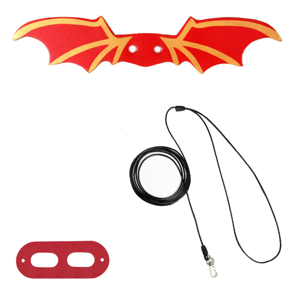Adjustable Lizard Harness & Leash Set with Wings