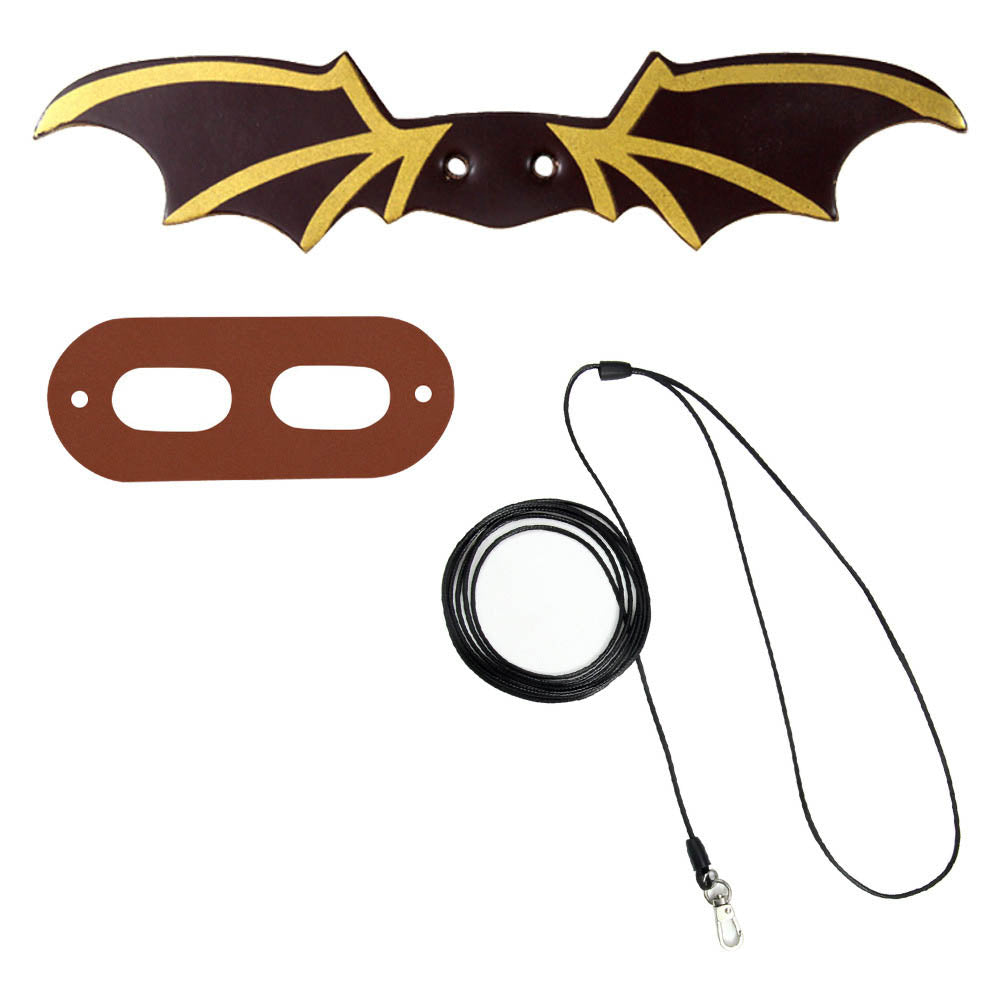 Adjustable Lizard Harness & Leash Set with Wings