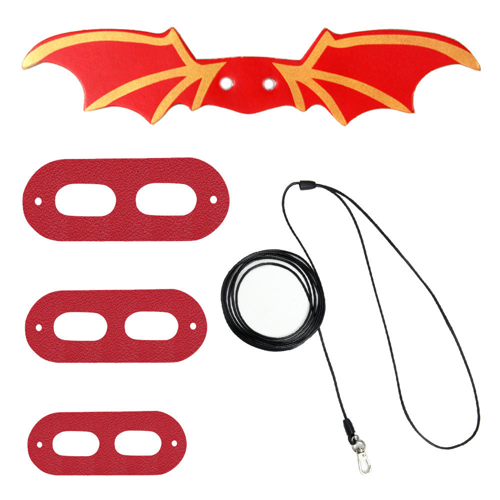 Adjustable Lizard Harness & Leash Set with Wings