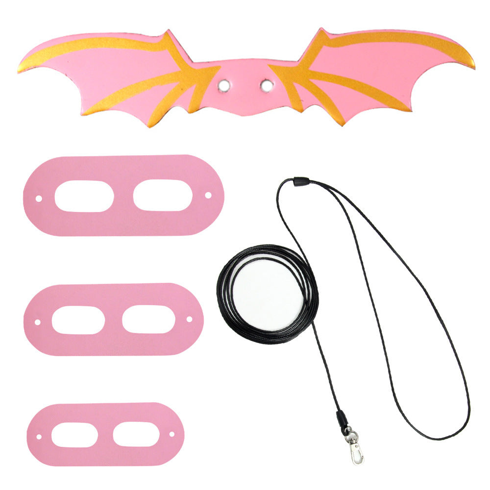 Adjustable Lizard Harness & Leash Set with Wings