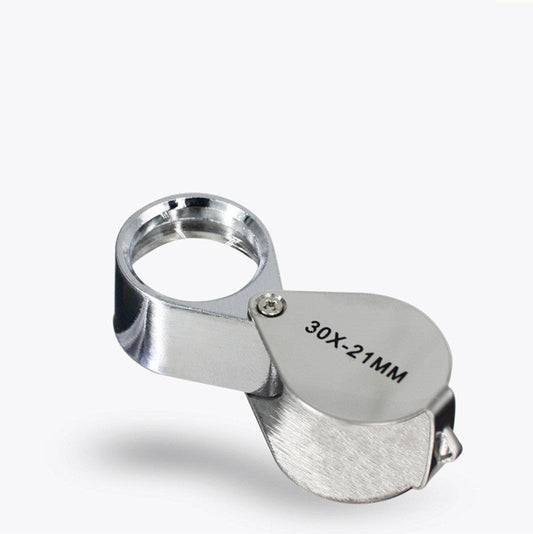 30x Optical Glass Pocket Loupe & Micro-Husbandry Magnifier
