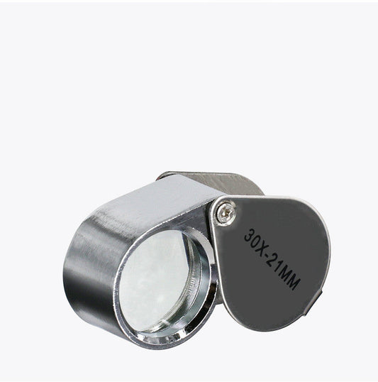 30x Optical Glass Pocket Loupe & Micro-Husbandry Magnifier