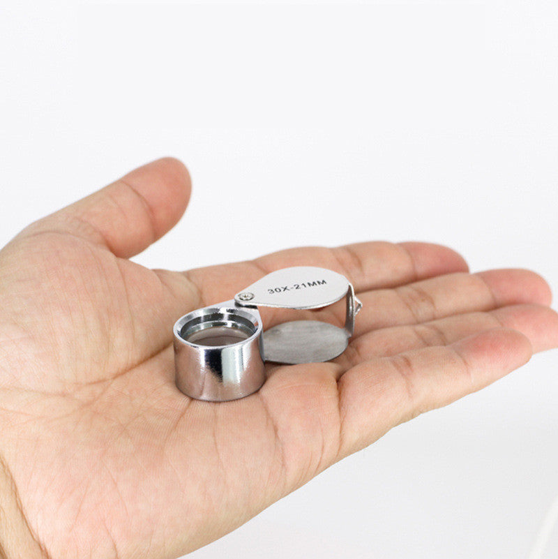 30x Optical Glass Pocket Loupe & Micro-Husbandry Magnifier