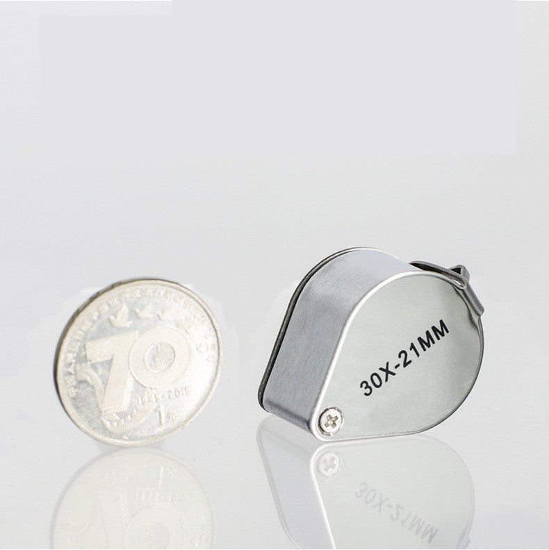 30x Optical Glass Pocket Loupe & Micro-Husbandry Magnifier
