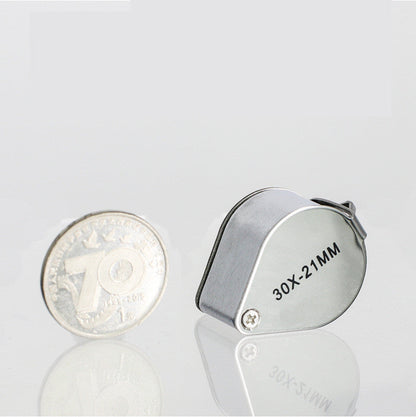 30x Optical Glass Pocket Loupe & Micro-Husbandry Magnifier
