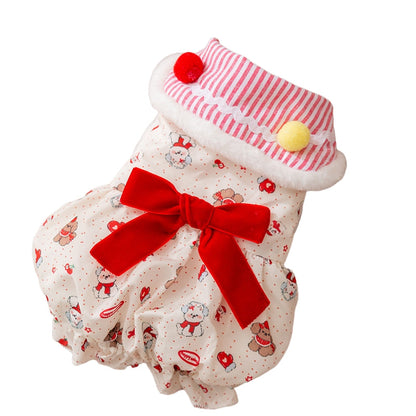 Autumn And Winter Pet Clothes, Outdoor Work Clothes, Warm Lady Skirts, Princess Skirts, And Various Styles Of Cat And Dog Clothes
