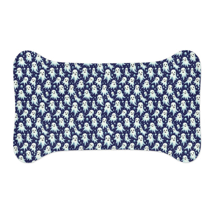 Midnight Mischief: A Thousand Friendly Ghosts Pattern - Pet Feeding Mat Pet Ze
