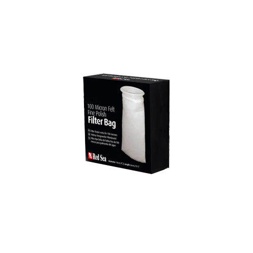 Red Sea 100 micron Felt filter sock- 4 Plastic ring - 10.5 Long