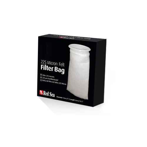 Red Sea 225 micron Felt filter sock - 4 Plastic Ring - 10.5 Long