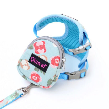 Pet vest type traction rope