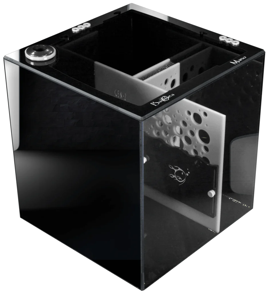 Bashsea 14x14x15 MANO Signature Series Sump - BLACK & WHITE