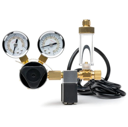 Milwaukee MA957 CO2 Regulator, Solenoid, Bubble Counter