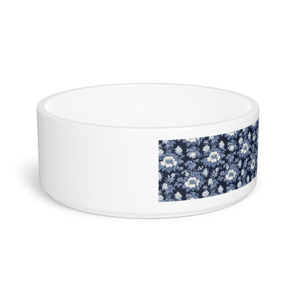 Midnight Blue Garden in Bloom - Pet Bowl