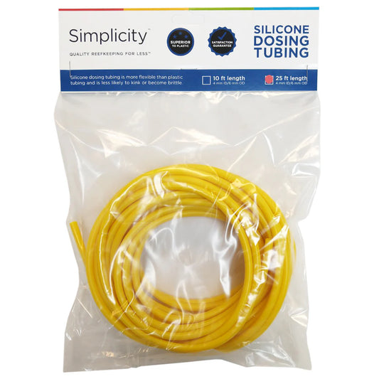 Simplicity Heavy-Duty Silicone Dosing Pump Tubing - 25 Feet