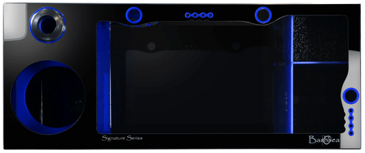 Bashsea 36x15x16" Royal Signature Series Sump - Black & BLUE